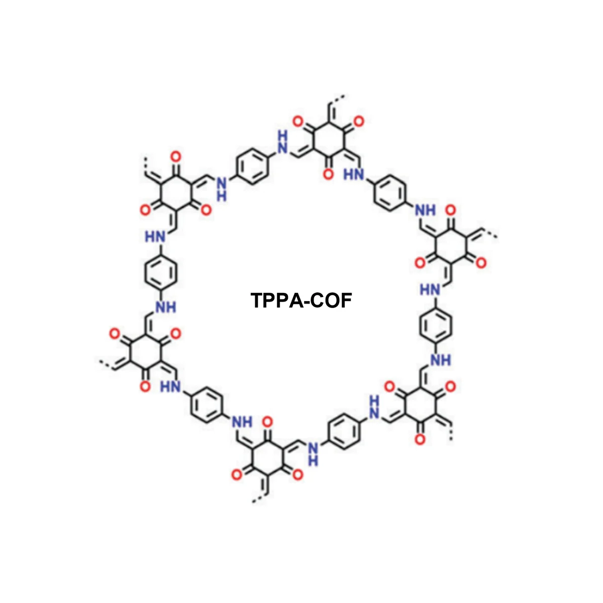 TPPA-COF 白底结构图