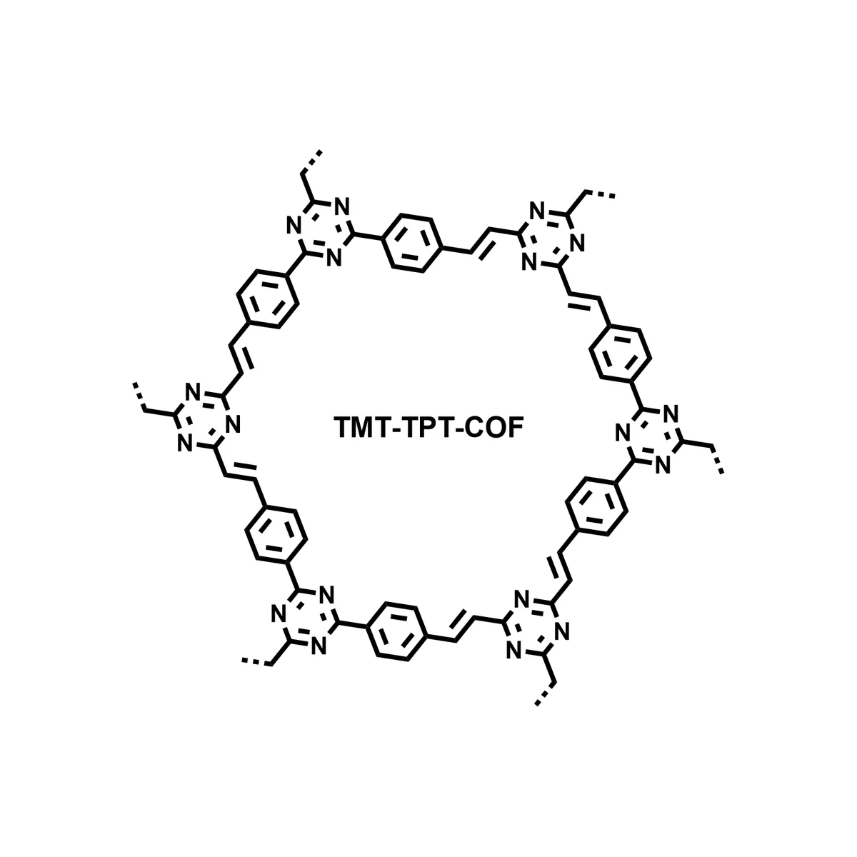TMT-TPT-COF 白底结构图
